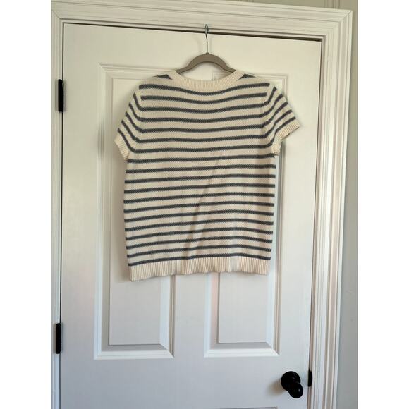 LOFT Striped Sweater, size Large - Picture 3 of 3